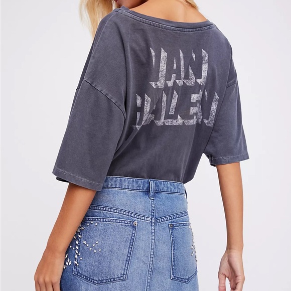 Free People Blue Embellished Mini Skirt - Picture 4 of 7